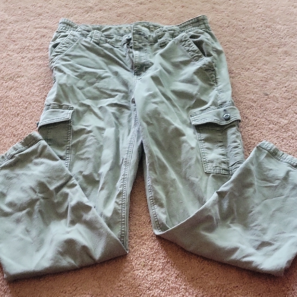 American Eagle Olive Stretch Pants